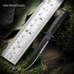 Mini Straight Knife Necklace with Built-in Multi-tool Defense Utility - 图片 2