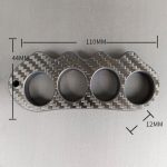Multi-Style Carbon Fiber Knuckle Duster Security EDC Tool - 图片 4