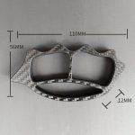 Multi-Style Carbon Fiber Knuckle Duster Security EDC Tool - 图片 13