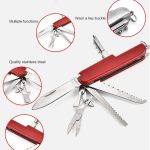 Versatile Folding Knife with Saw Scissors and Bottle Opener Multi-tool