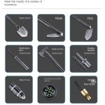 Survival Shovel Multifunctional Soldier Tool for Outdoor Adventures - 图片 11