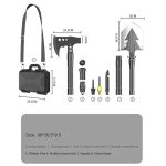 Survival Shovel Multifunctional Soldier Tool for Outdoor Adventures - 图片 6
