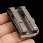 Titanium Belt Buckle Keychain Car Key Holder Mens Waist Clip Lock Ring Chain Hanger