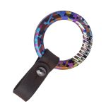 Titanium Mosaic Pattern Colorful Elite Keychain - 图片 6