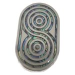 White Moonlight Shell EDC Push Spinner - 图片 7