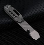 Titanium Tool with Pry Bar, Screwdriver, Bottle Opener, and Survival Wrench - 图片 5