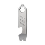 TC4 Titanium Pry Bar Mini Key Tag Outdoor Survival Multi Tool Bottle Opener - 图片 2