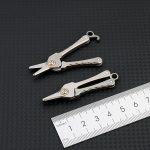 Titanium Mini Scissors Portable Keychain Grooming Tool Hair Beard Trimmer - 图片 10