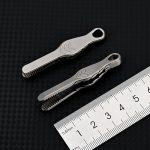 TC4 Titanium Mini Tweezer Keychain - 图片 8