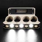 Knuckle Duster Emergency Flashlight Safety Hammer for Outdoor Self Defense - 图片 3