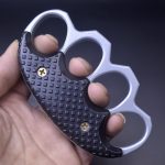 Reinforced Metal Knuckle Duster Four Finger Defense Gear - 图片 2