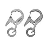 Titanium MultiTool Keychain Bottle Opener Carabiner - 图片 3