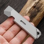 Titanium Mini Pry Bar EDC Tool Multi Function Self Defense Outdoor Gear - 图片 4