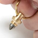 Brass Tactical Mini Hidden Sharp Edge Blade Knife - 图片 3