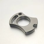 TC4 Titanium Stone Washed Knuckle Duster Keychain - 图片 5