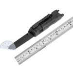 Outdoor Folding Knife Survival Tool Stainless Steel Fire Starter Whistle Multiuse Kit - 图片 5