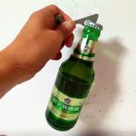 Stainless Steel MultiTool Bottle Opener Knuckle Duster Keychain - 图片 4