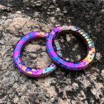 Titanium Mosaic Pattern Colorful Elite Keychain - 图片 4