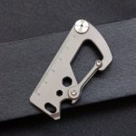 Titanium Multi-Tool Keychain: Bottle Opener Letter Knife Wrench - 图片 12