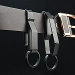 Black Steel BeltClip: Tactical Keychain for Men - 图片 11