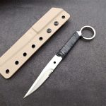 Silent Striker High-Hardness Outdoor Knife Ring Blade with K-Sheath - 图片 2
