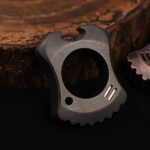 Titanium Purple Copper Knuckle Duster EDC - 图片 5