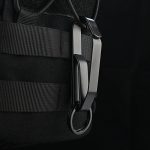 Black Steel BeltClip: Tactical Keychain for Men - 图片 16