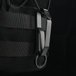 Tactical Black Steel Belt Clip Keychain for Men’s Everyday Carry - 图片 16