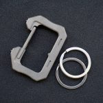 Titanium Multi-Tool Keychain: Bottle Opener Letter Knife Wrench - 图片 2