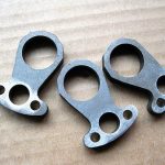 Unique Handcrafted Stainless Steel Knuckle Keychain with Single Hole