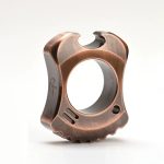 Titanium Purple Copper Knuckle Duster EDC - 图片 4