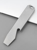 Titanium Pry Bar Multi Tool Bottle Opener Fidget EDC Gear - 图片 9