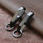 Tactical Black Steel Belt Clip Keychain for Men’s Everyday Carry - 图片 7