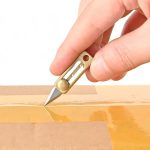 Titan Slide EDC Compact Brass Utility Knife for Everyday Use - 图片 9