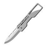 Titanium EDC Mini Pocket Knife Keychain Folding Blade Portable Opener Utility Tool - 图片 4