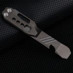 Titanium Tool with Pry Bar, Screwdriver, Bottle Opener, and Survival Wrench - 图片 4