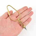 Titan Slide EDC: Mini Brass Utility Knife - 图片 6