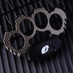 Zinc Alloy Knuckle Duster Outdoor Defense Tool - 图片 2