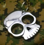 Zinc Alloy Big Eye Ghost Two-Finger Defense Ring - 图片 6
