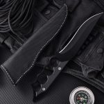 Outdoor Survival Fixed Blade Knife with Knuckle Duster Protection - 图片 9