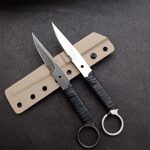 Silent Striker High-Hardness Outdoor Knife Ring Blade with K-Sheath - 图片 4