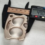 Brass Knuckle Duster Bottle Opener CNC Engraved Two-Finger Beer Opener - 图片 9