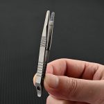 TC4 Titanium Mini Tweezer Keychain - 图片 14