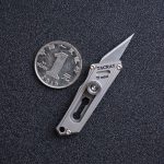 Mini Brass & Titanium Utility Blade Knife - 图片 14