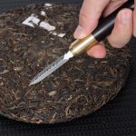 Handcrafted Ebony Tea & Defense Multi Knife-Tool with Brass Fittings - 图片 3