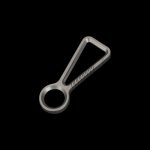 Portable Titanium Carabiner Keychain with MultiTool and Knuckle Duster - 图片 2