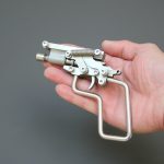 Stainless Steel Lancer: Vintage Rattleback Gun