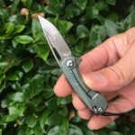Titan Damascus Mini-Blade Knife EDC Quick-Deploy Keychain - 图片 13