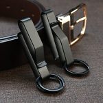 Black Steel BeltClip: Tactical Keychain for Men - 图片 4