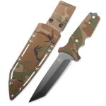 Camouflage Survival Knife for Outdoor Activities and Utility Needs - 图片 5